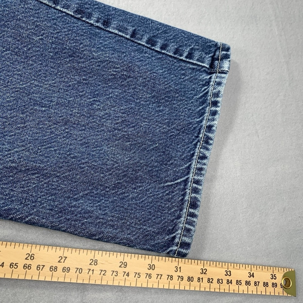 Lucky Brand Jeans Women 14/32 Blue Low Rise Bootleg Button Fly 159 Made in USA - Picture 4 of 10